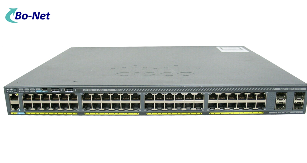 Brand new CISCO WS-C2960X-48FPS-L 10/100/1000M managed network switch