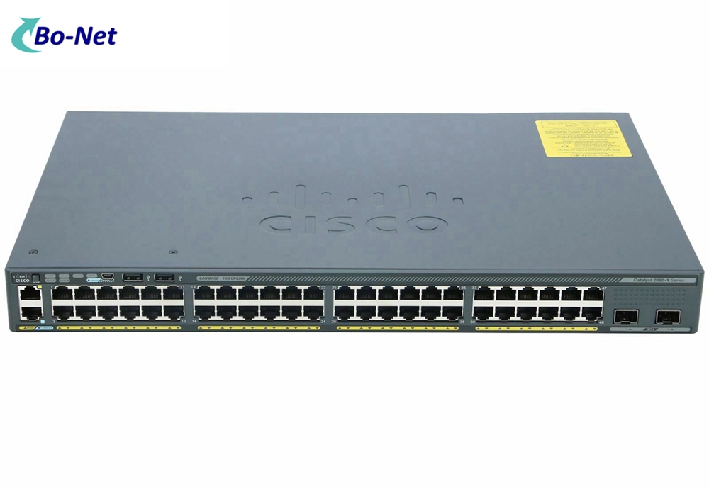 CISCO 2960X 48 Port Gigabit 2 x10G SFP+ Network Switch WS-C2960X-48TD-L IP Lite