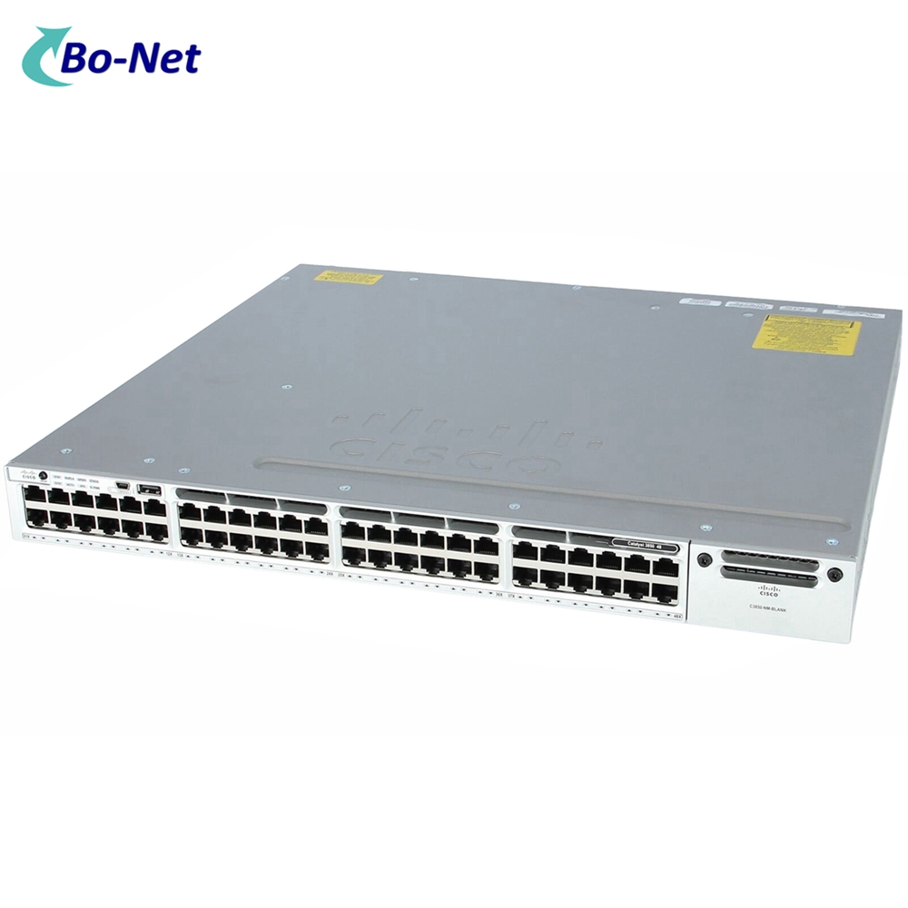 CISCO 3850 WS-C3850-48T-E 48-Port Gigabit Ethernet Data IP Services Switch