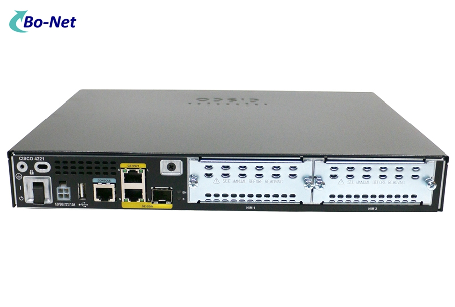 Original CISCO ISR4221/K9 4000 Gigabit Integrated Services Router Modular Router