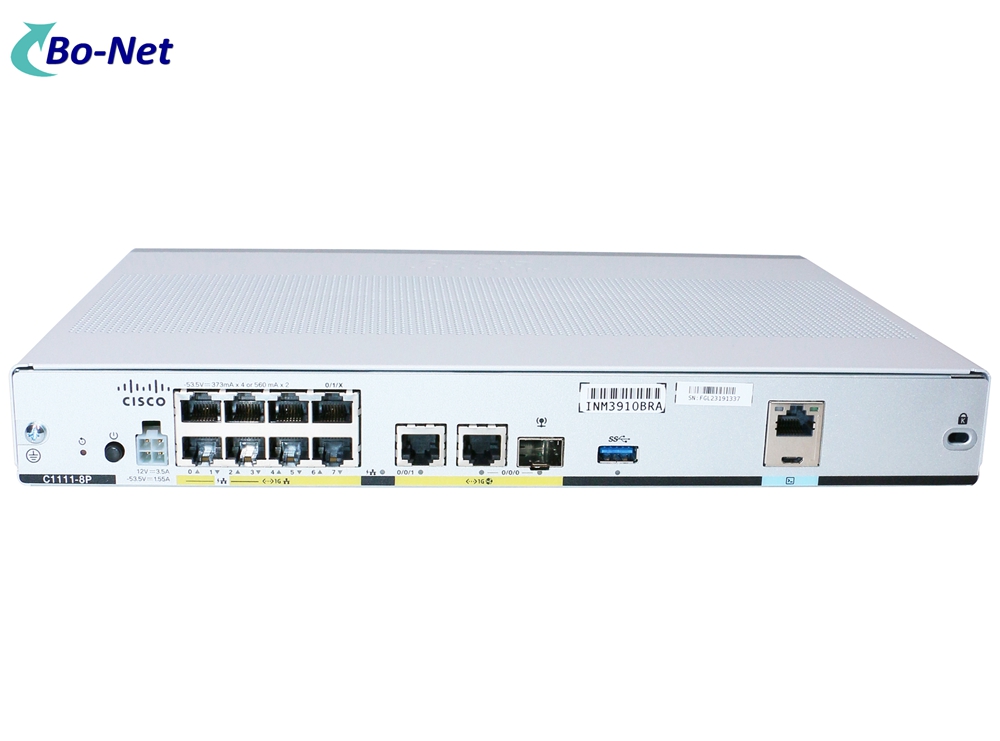 Cisco C1111-8P ISR1100 Series Integrated Services 8 Port  Ethernet Router