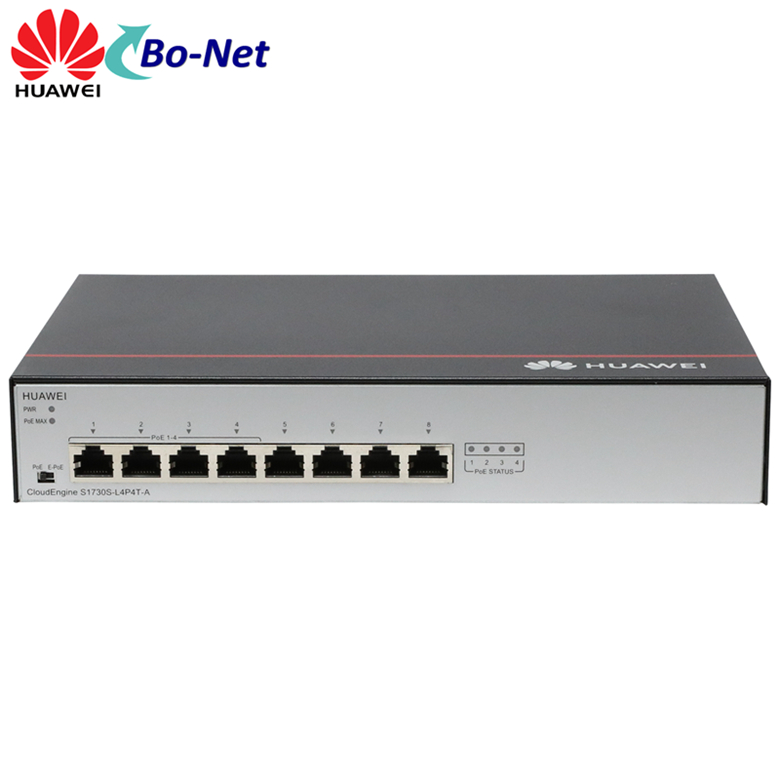 Huawei S1730S-L4P4T-A CloudEngine S1730S 4 Port Gigabit And 4 Port PoE Switch
