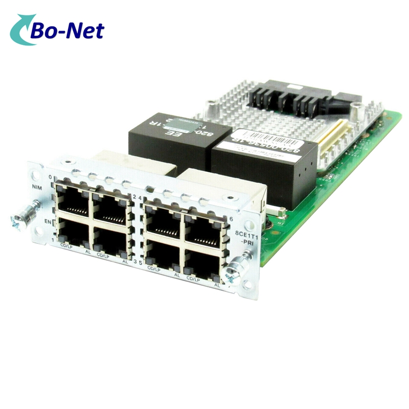 CISCO NIM-8CE1T1-PRI 8 Port Network Interface Module For Router ISR4321 4331