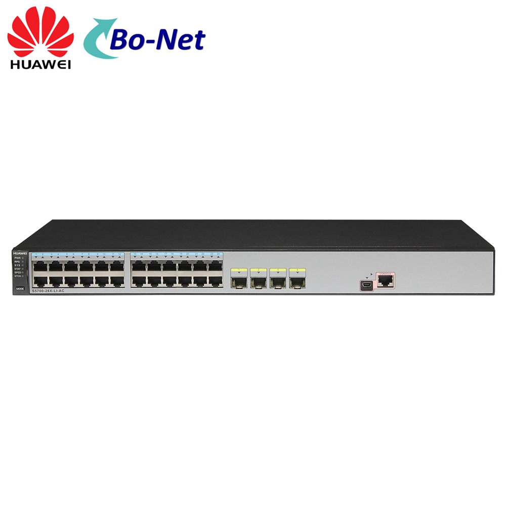 S5700-28X-LI Huawei S5700-LI Enterprise Switch 24 Port Gigabit + 4 SFP+ Port