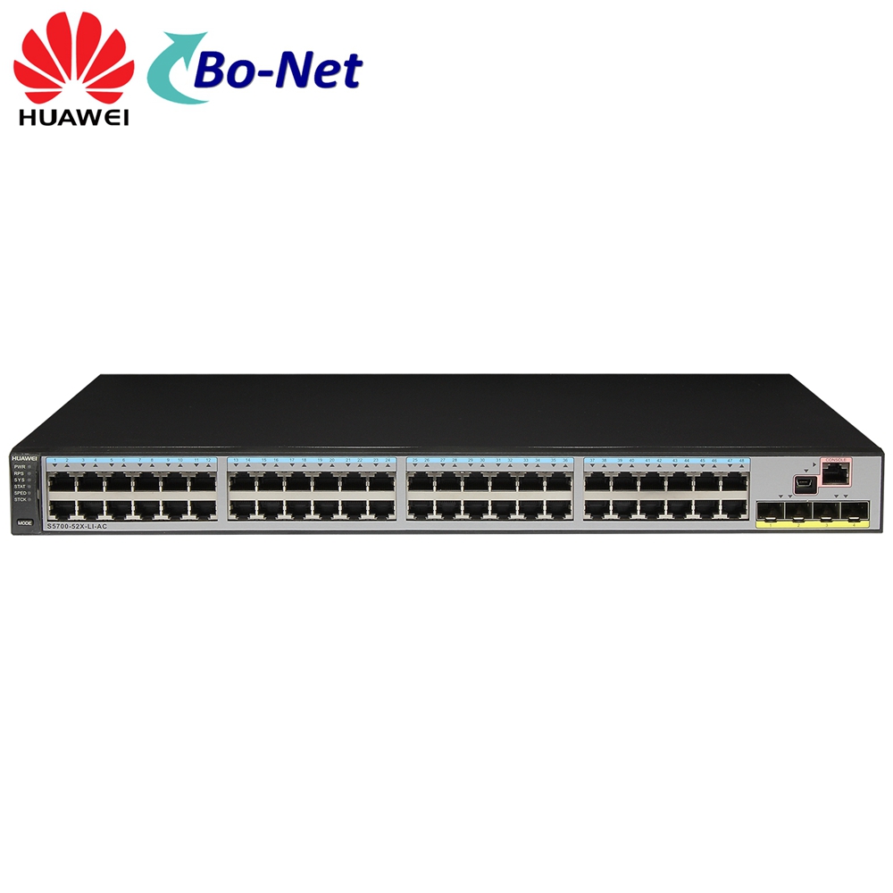 Huawei S5700-52X-LI-AC S5700-LI Switch  48 ports Gigabit Switch, 4 10G SFP+ Port