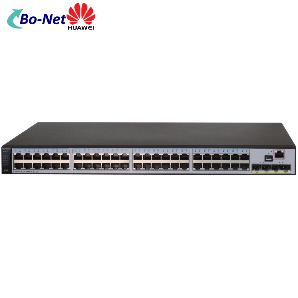 Huawei S5700-52P-PWR-LI-AC 48 ports Gigabit Ethernet, 4 GE SFP ports Switch