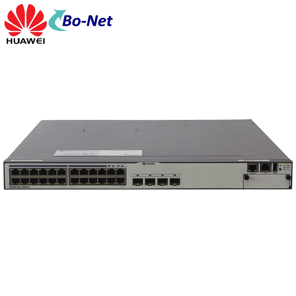  Huawei S5700 S5700-28C-PWR-SI 24 Port Gigabit POE Switch with 4 SFP Combo Ports