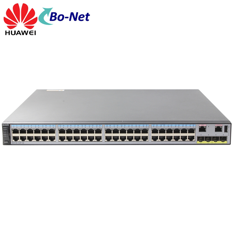 Huawei S5720-52P-SI-AC 48 Ports Gigabit Ethernet Switch 4 Gig SFP,with 150W