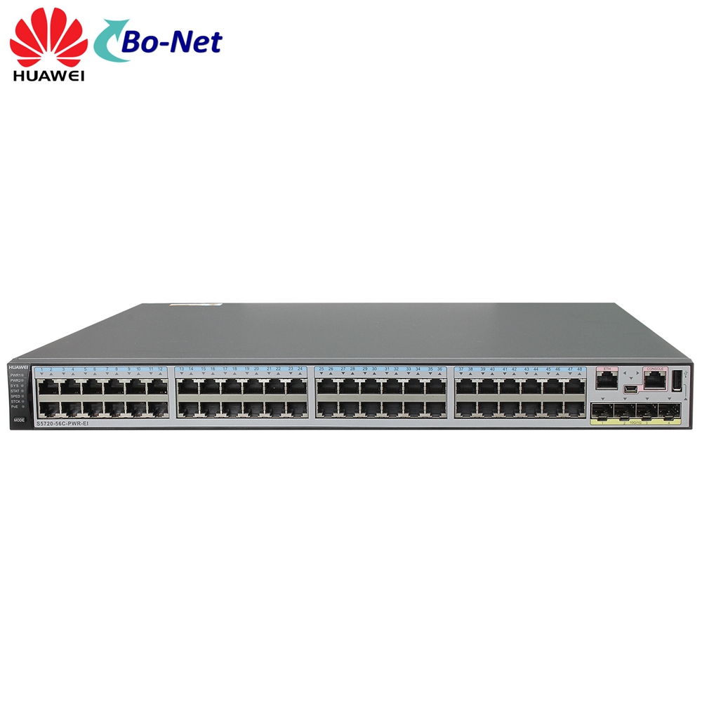 Huawei S5720 S5720-56C-PWR-EI-AC 48 Ethernet POE+ Port 10 GE uplink port  Switch