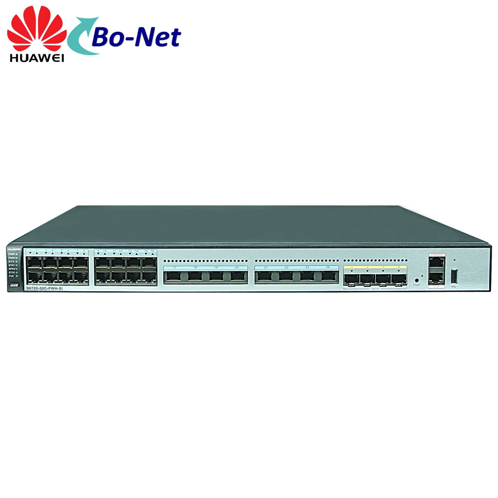 Huawei S6720-32C-PWH-SI 24 x 100M/1G/ 2.5G/5G/10G Base-T Ethernet Port Switch