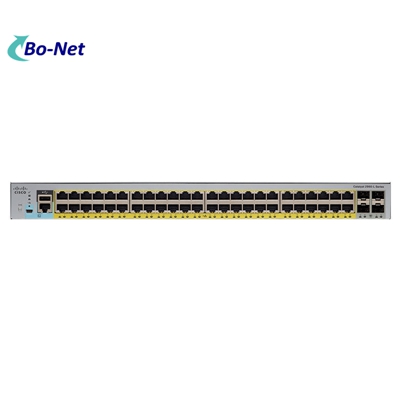   Share WS-C2960L-48PQ-LL 48 port Ethernet PoE+ ports 4 x 10G SFP+ gigabit switc