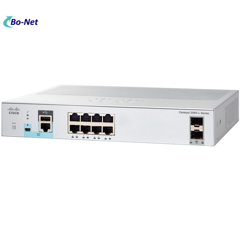 Original New 2960-L Series WS-C2960L-8TS-LL 8 Port Gigabit Ethernet 2 x 1G SFP N