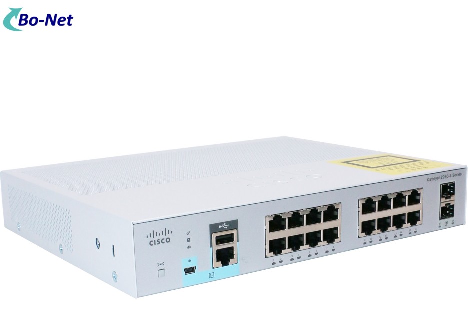 Original WS-C2960L-16TS-LL 16 Port LAN Lite Cisco Gigabit Ethernet Switch