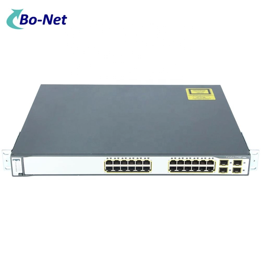 WS-C3750G-24TS-S1U Used Cisco Switches 24 Port 10/100/1000M C3750G Series Origin