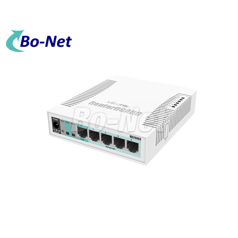 MikroTik CSS106-5G-1S/RB260GS network switch 5-port Gigabit POE Ethernet ports a