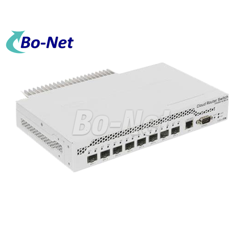 MikroTik CRS309-1G-8S+IN 9-port smart switch with one Gigabit Ethernet port and 