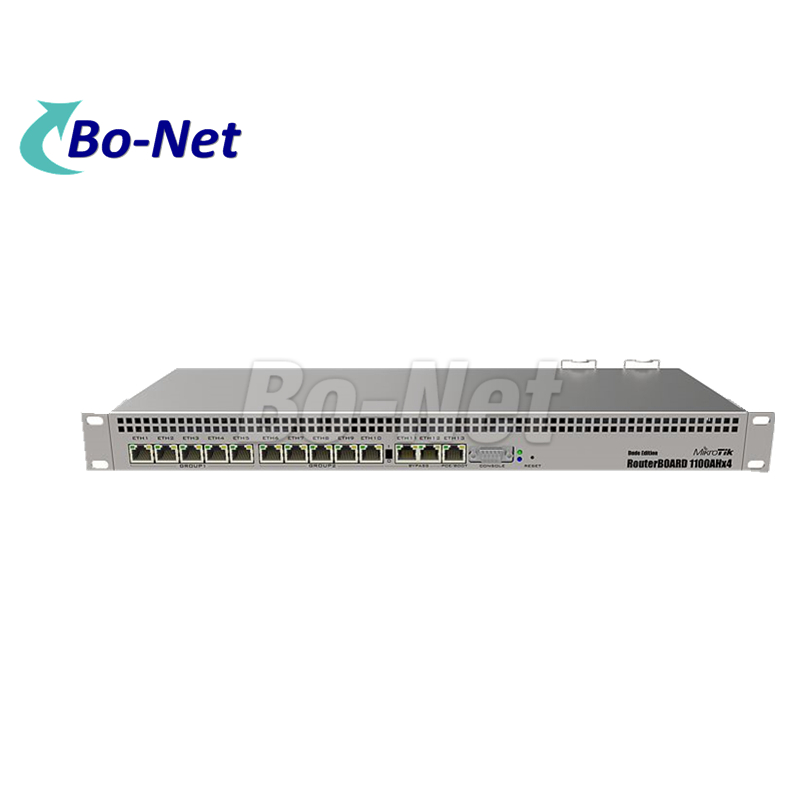 Mikrotik RB1100Dx4 RB1100AHx4 Powerful 1U rackmount router 13x Gigabit Ethernet 