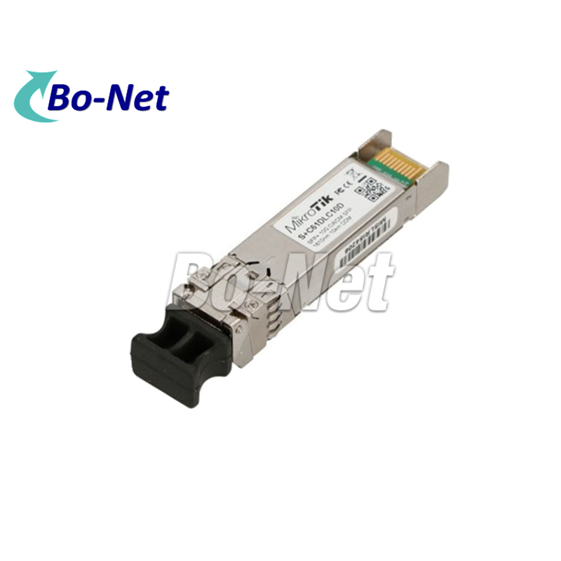 Mikrotik S+ C61DLC10D transceiver module 10G 10km 1590nm with equipped with 2 LC