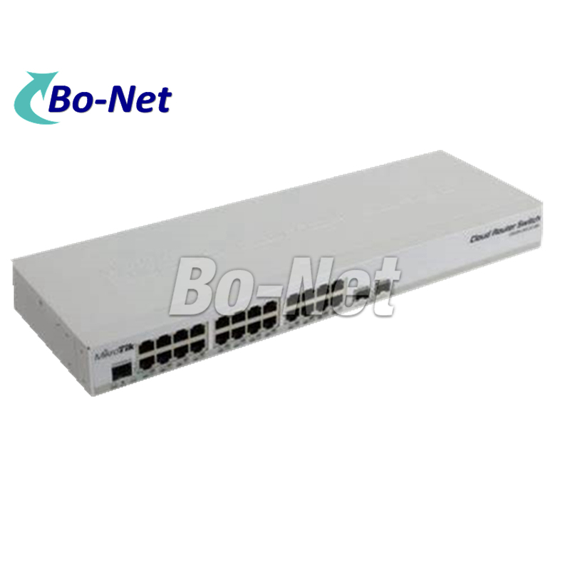 MikroTik CRS326-24G-2S+RM RouterOS powered 24 port Gigabit Ethernet switch with 