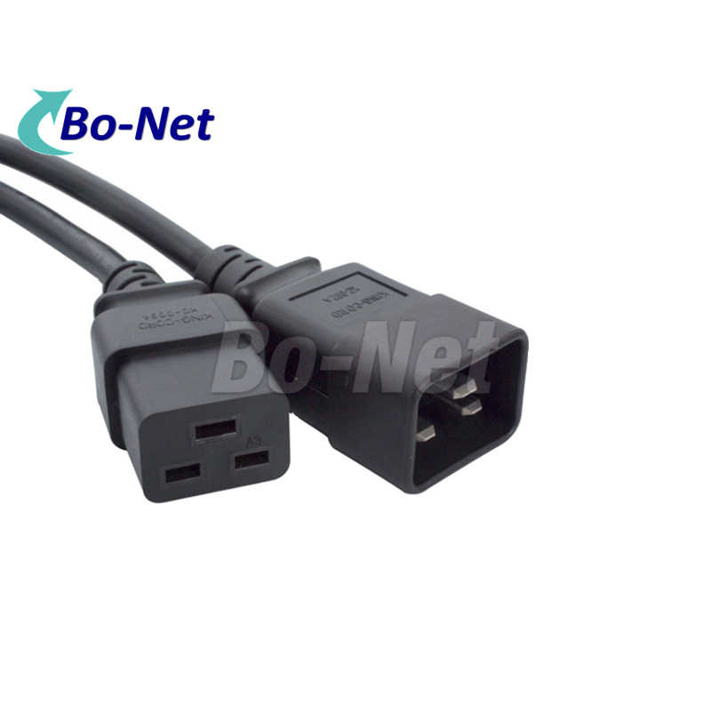 C19-c20 three-pin pure copper 16A power cable UPS 14 AWG Power - IEC 320 C19 to 