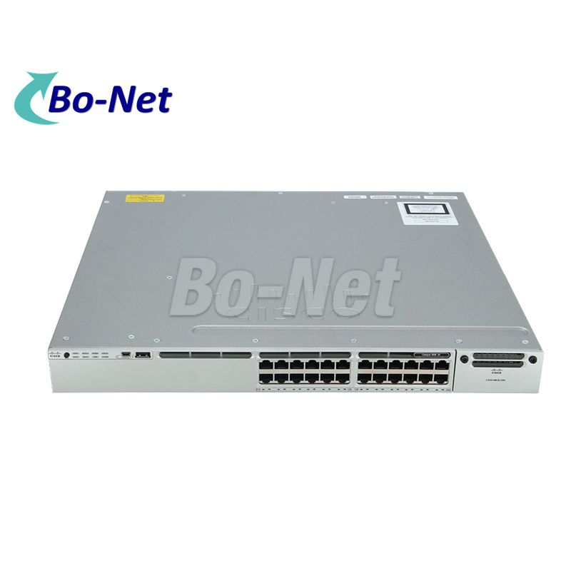 Original Cisco WS-C3850-24T-E Lay 3 3850 Series 24 Port Data IP switch 