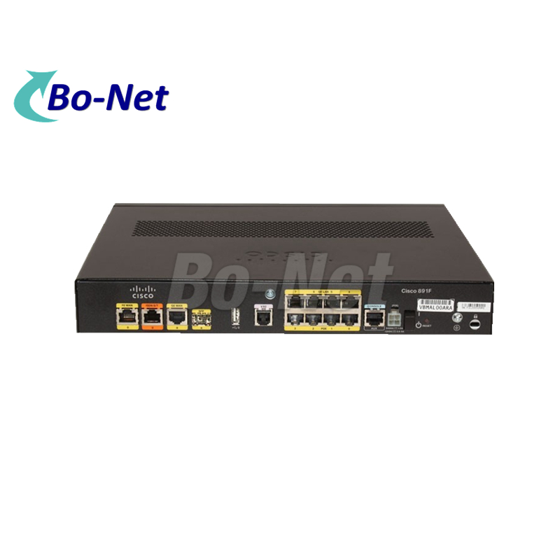Cisco C891F-K9 enterprise 8-port Gigabit integrated Service Router  