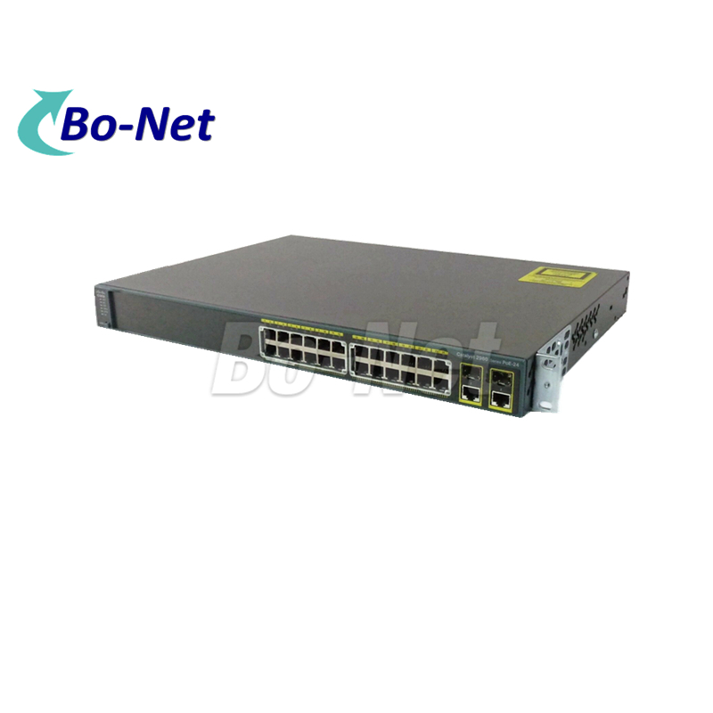 Brand New Cisco WS-C2960-24PC-L 2960 series 24 port PoE+ SFP network switch 