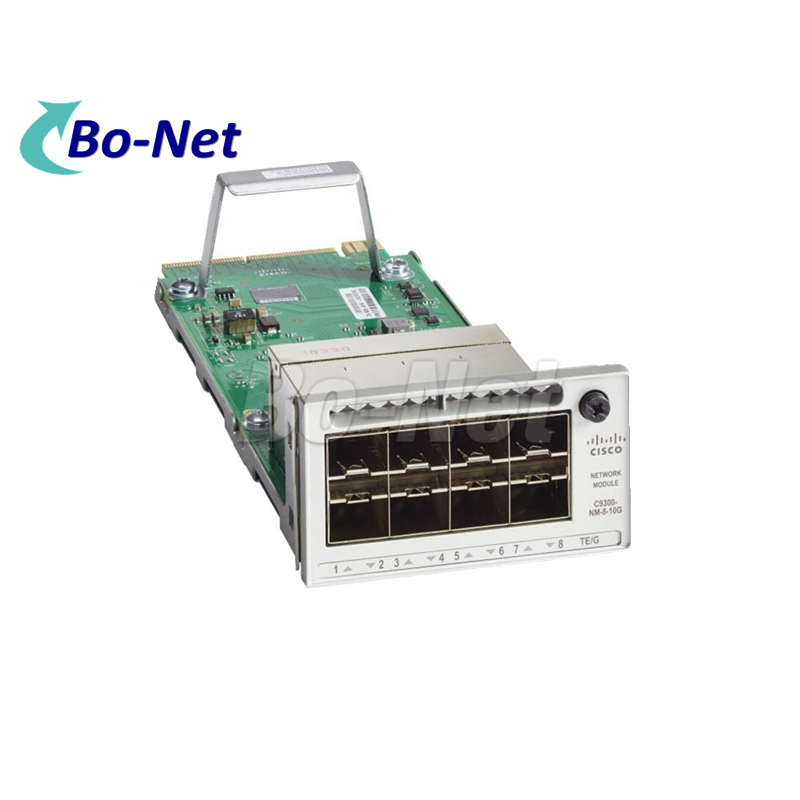 New C9300-NM-8X= C9300 series 8-port 10 Gigabit uplink module for C9300 series s