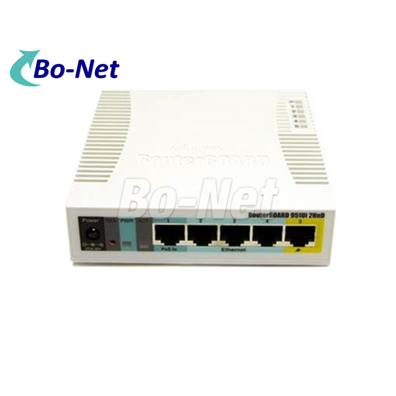 MikroTik Original RB951Ui-2HnD 5 Ethernet ports and PoE Wireless router