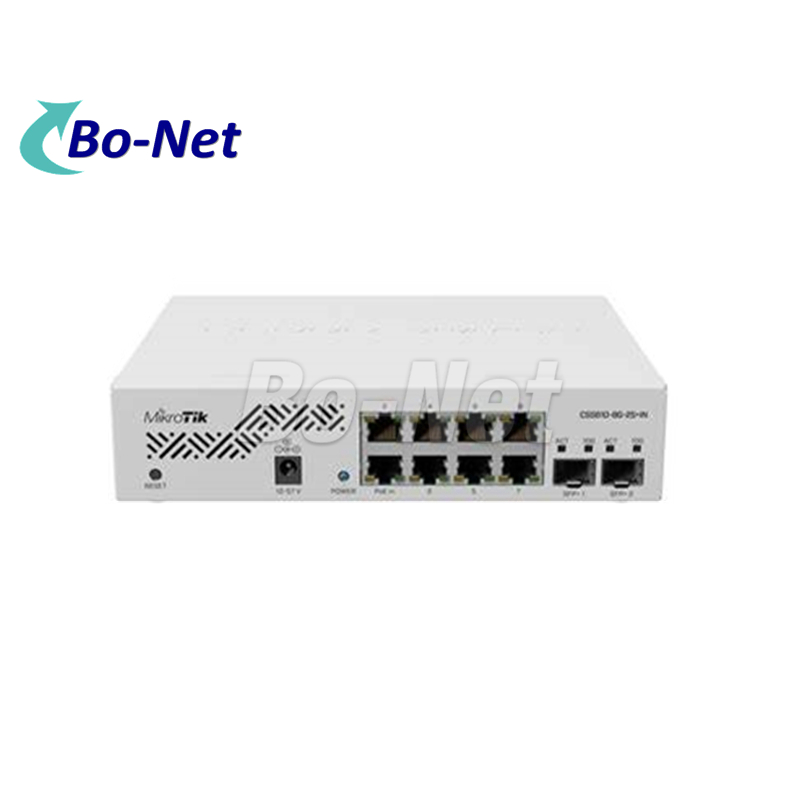 Mikrotik CSS610-8G-2S+IN  Switch with 8 Port Gigabit Ethernet