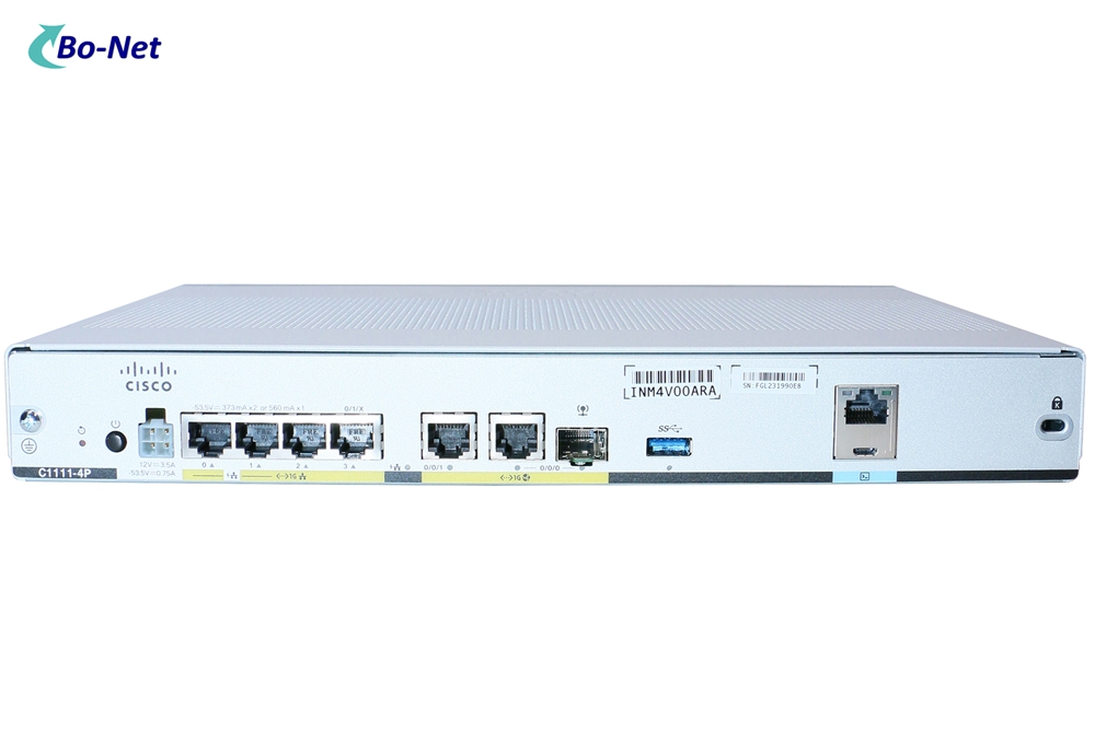 CISCO C1111-4P ISR1100 Series 4-Ports Gigabit Router Integrated 