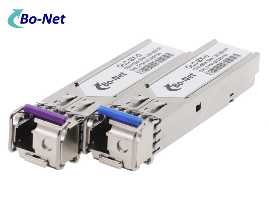 GLC-BX-D Compatible Cisco 1G Single Fiber Module BIDI Optical Module 20km TX 