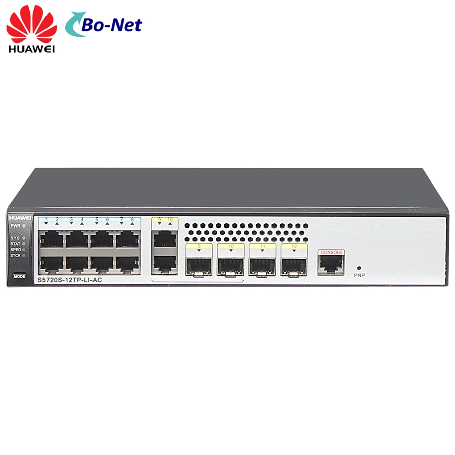 HUAWEI S5720S-12TP-LI-AC 8 Port Gigabit Ethernet Switch 4 x Gig SFP ports