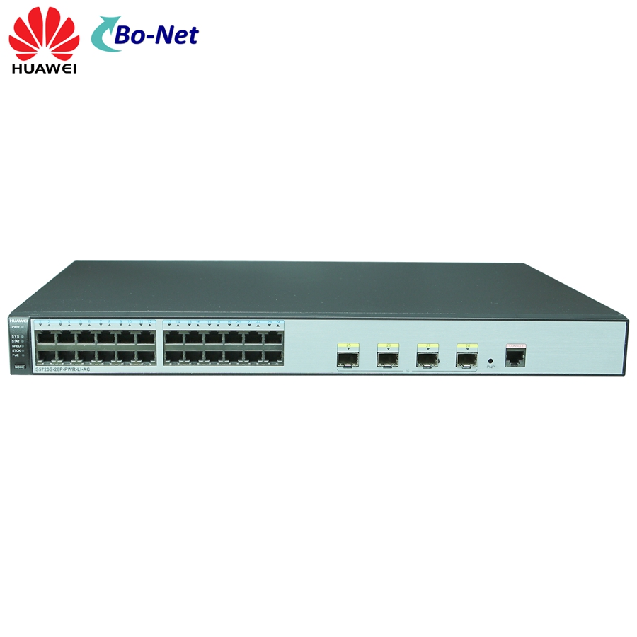 Huawei S5720S Series Switch S5720S-28P-PWR-LI-AC 24 Ports Gigabit Ethernet SFP S