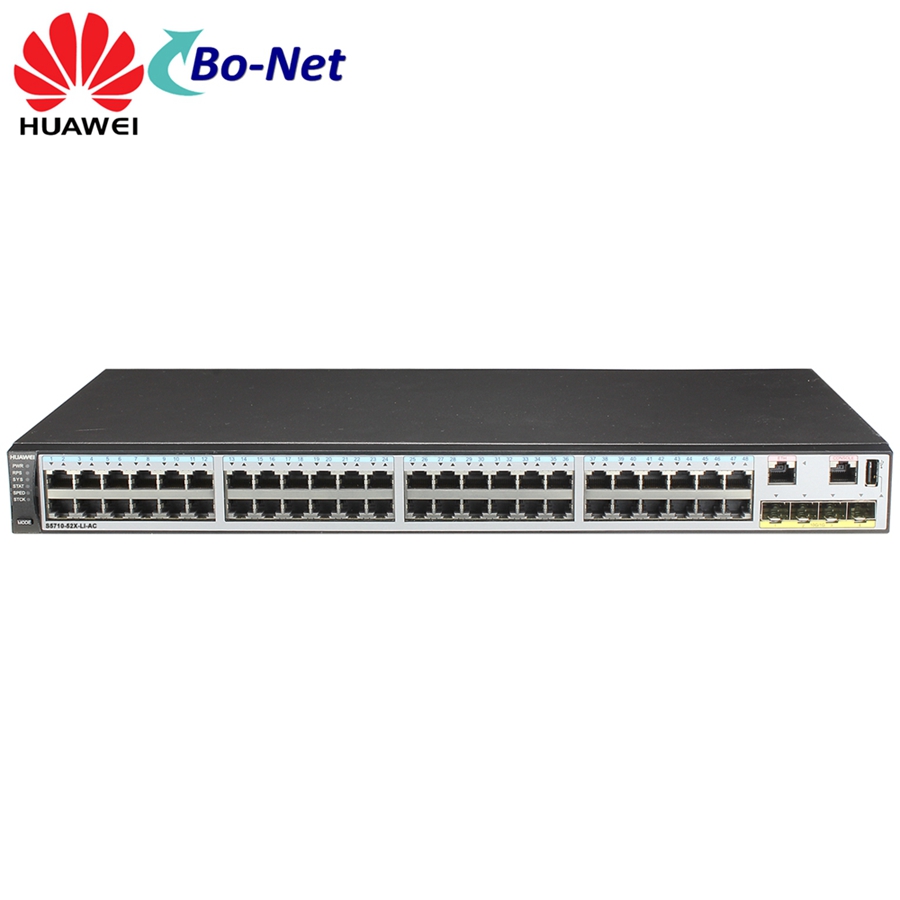 Huawei S5710-52X-LI-AC 48 Gigabit Ethernet Ports, ,4x 10G SFP+ Ports Switch