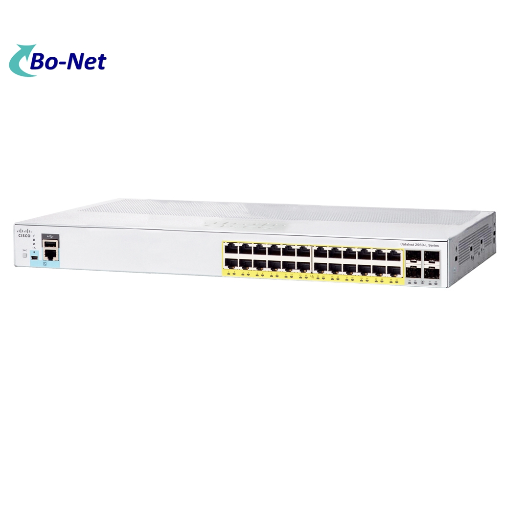 CISCO network switches WS-C2960L-24PQ-LL 24 port PoE Gigabit Ethernet 4 x 10G SF