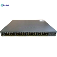 CISCO managed network switch WS-C2960X-48FPS-L 2960-X 48 GigE PoE 740W, 4 x 1G S