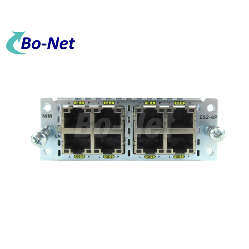 Original New CISCO NIM-ES2-8-P= ISR4000 Router and 8-port POE+ Layer 2 GE Switch