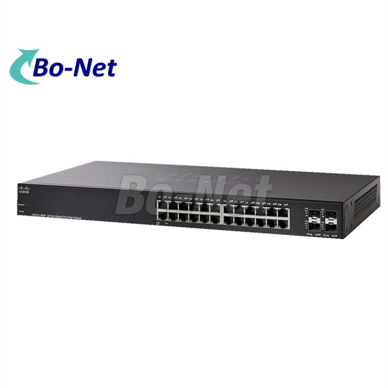 New Cisco SG220-28MP-K9-CN 220 Series 28-Port 10/100/1000 Gigabit PoE Smart Swit