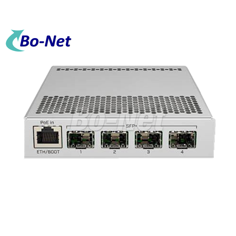 MikroTik CRS305-1G-4S+IN metal redundant power supply 4 SFP+ Ports Up to with on
