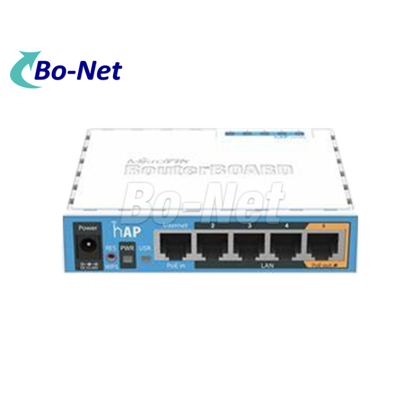 MikroTik RB951Ui-2nD hAP have 2.4GHz AP with Five Ethernet ports PoE-out on port