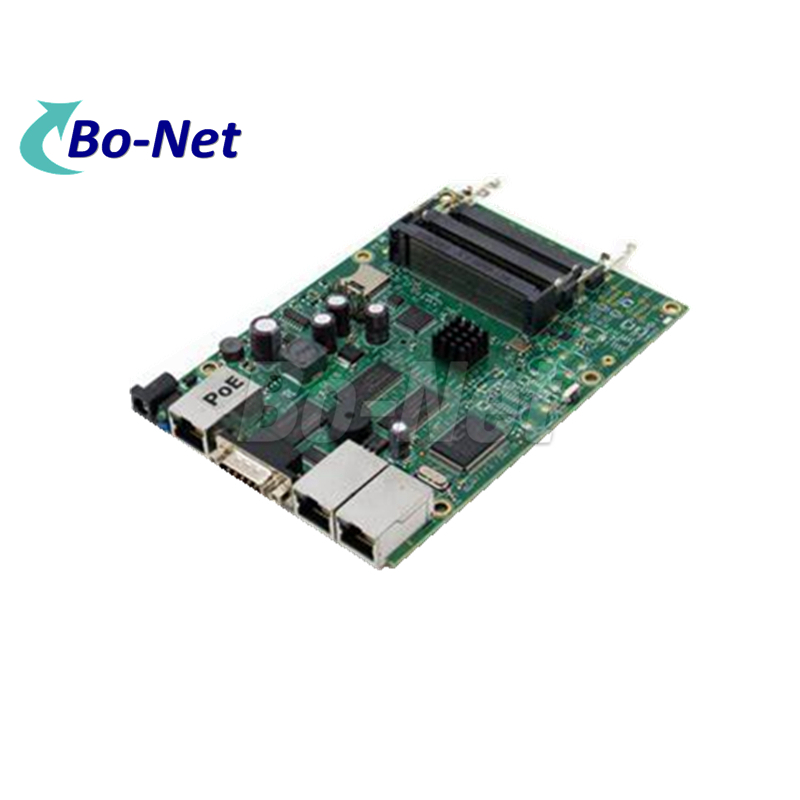 Mikrotik RB433 ThminiPCI slots and three Ethernet ports routing motherboard