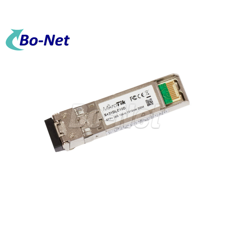 MikroTik S+31DLC10D fiber module single mode with SFP+ (10Gbit) 1310nm for up to