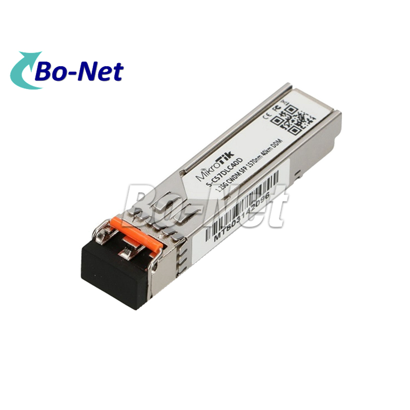 Mikrotik S-C59DLC40D single-mode SFP cartridge speed of 1.25 Gbps and a range of