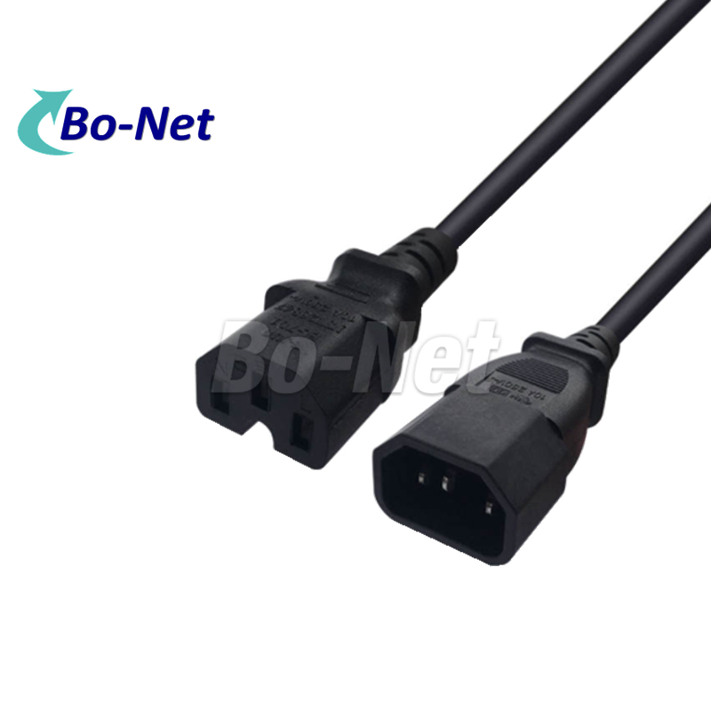 IEC 320 C14 to C15 Male and female power cable Extension cable 1.5 square 2 m PU