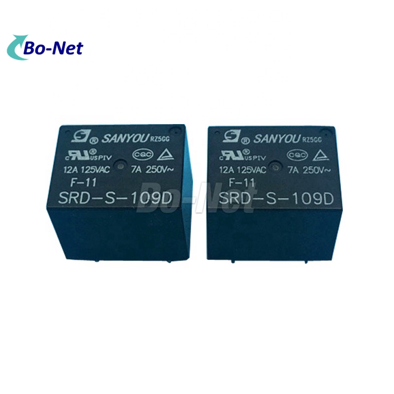 SANYOU Auto relay relay for door lock SRD-S-109D 7A 250VAC 1Z 5PIN HF3FF-9VDC-1Z