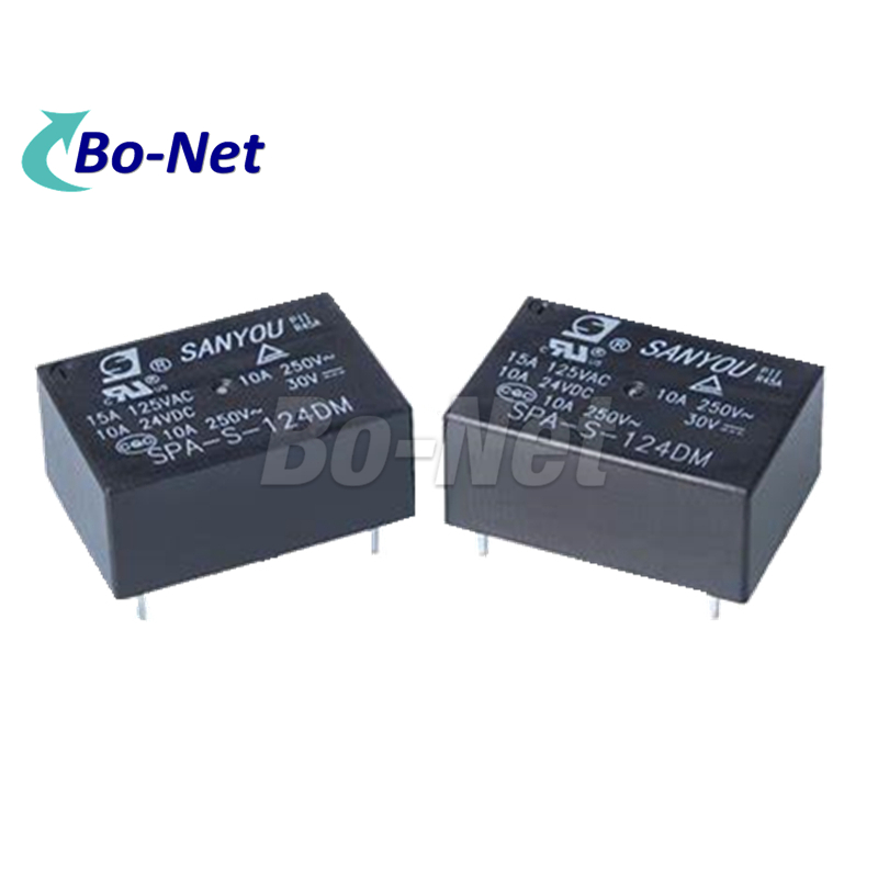 SANYOU A set of open 4-pin NEW relay 24VDC SPA-S-124DM2 16A 250VAC