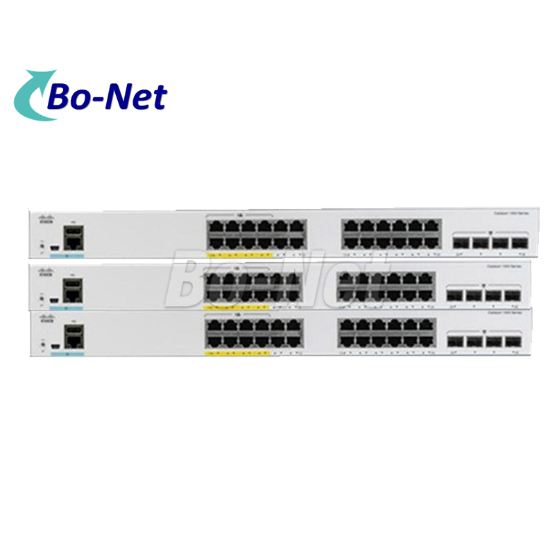High quality C1000-24T-4X-L 24*10/100/1000 Ethernet ports with  4 SFP network sw