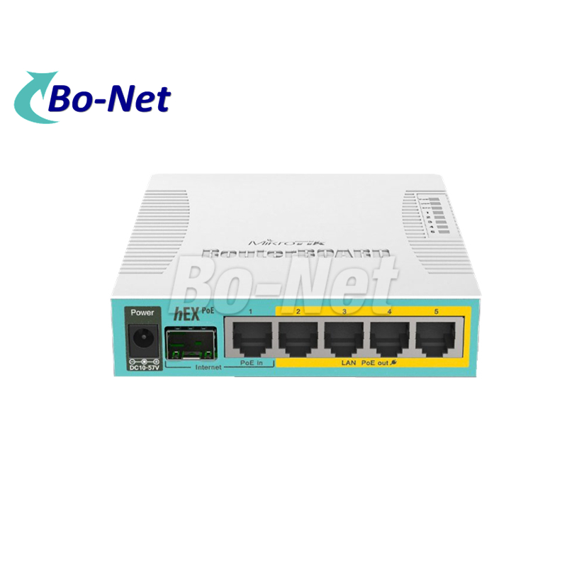 MikroTik RB960PGS 5x Gigabit Ethernet with PoE output for four ports, SFP