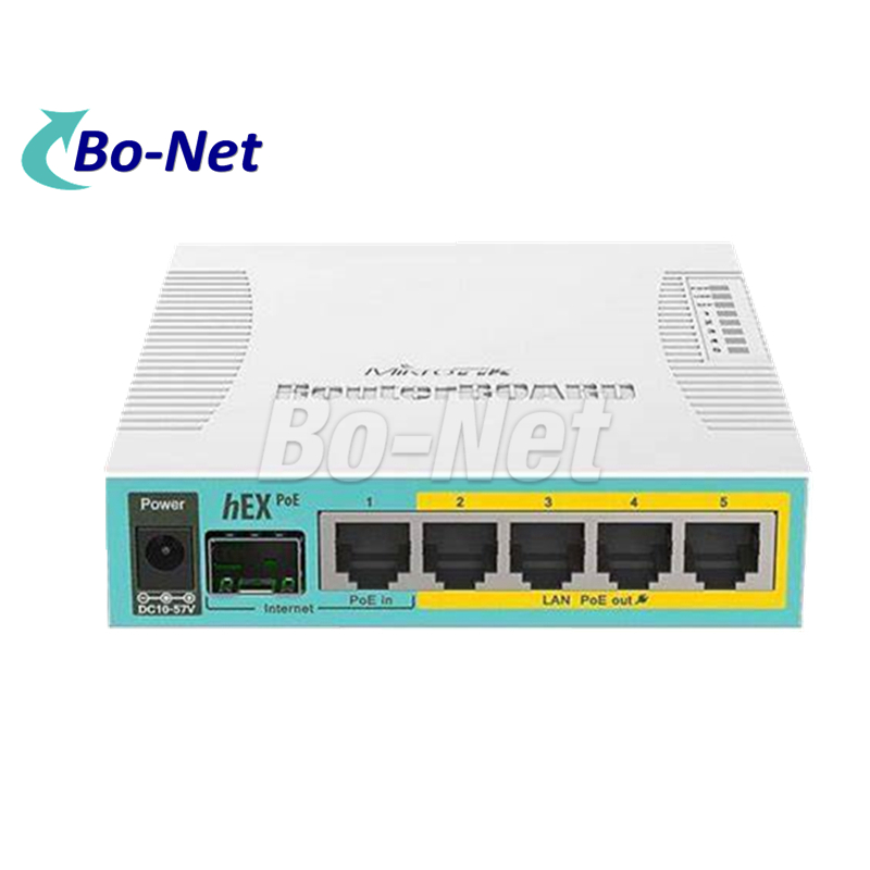 MikroTik RB960PGS(hEX POE) 5 Gigabit Ethernet PoE ROS Gigabit Wired Router/Switch PoE Powered 802.3at 